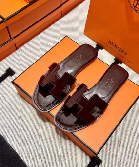 에르메스 올수공 오란 슬리퍼 샌들 페이던트 32